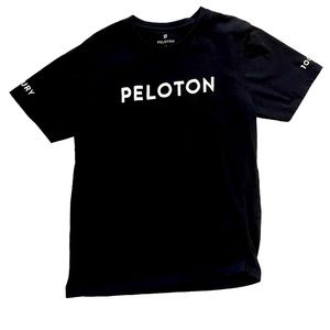 Peloton Black Simple Tee 100 Century